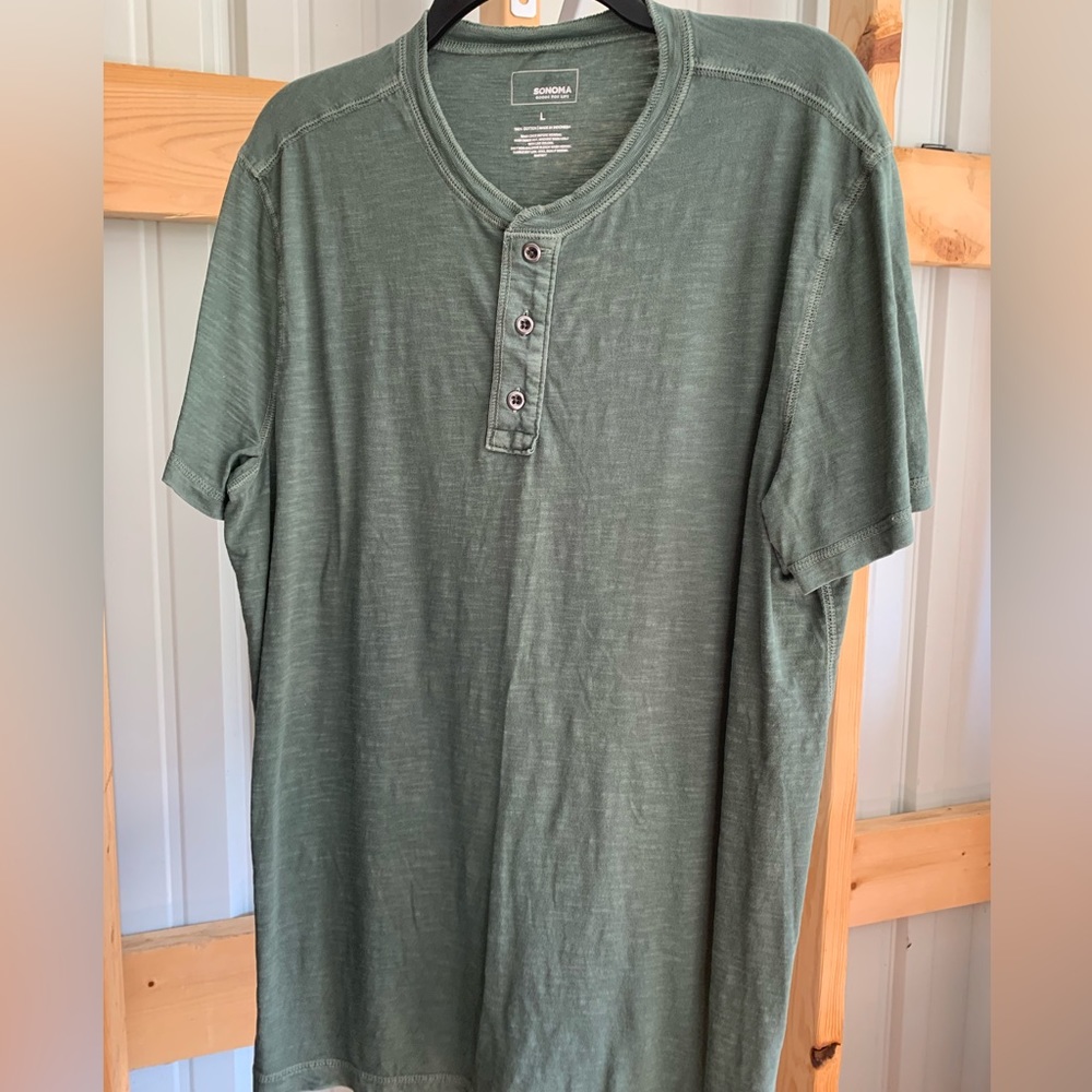 Sonoma short sleeve Henley